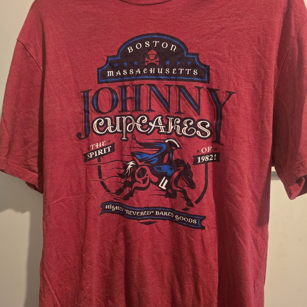 Johnny Cupcakes Red Graphic Tee